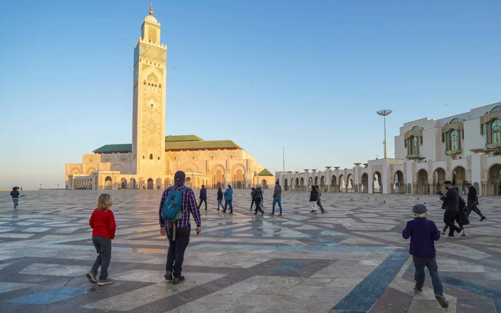 The Hassan II Mosque in Casablanca