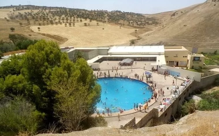 Ain Sidi Harazem is a hot spot for natural treatment and tourism all year round.