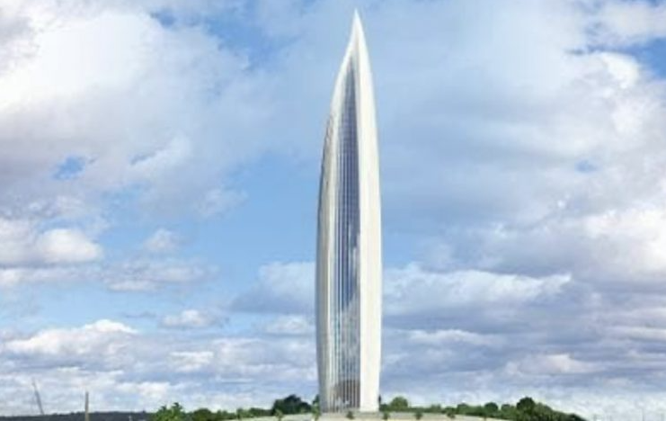 the stunning Mohammed VI Tower in Rabat